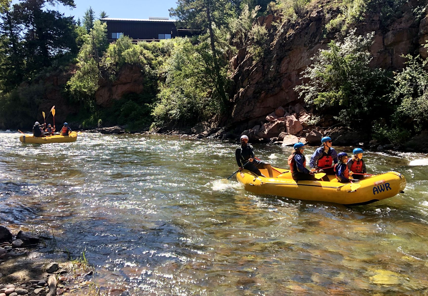 Calm after the whitewater
